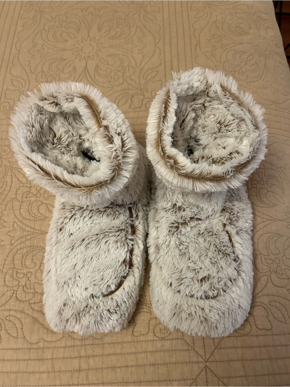 Women's Warmies Plush Fur Bootie Slippers